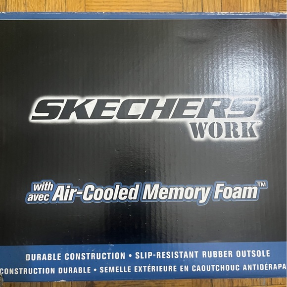 Black Skechers Work Safety Shoes - US 6.5 - Picture 13 of 15